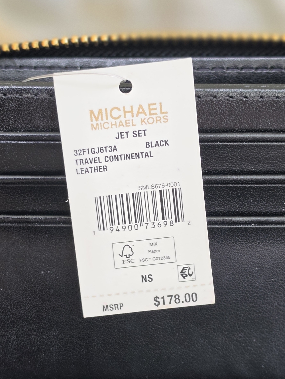 Michael Kors Jet Set Medium Black Tote SET - Picture 10 of 11
